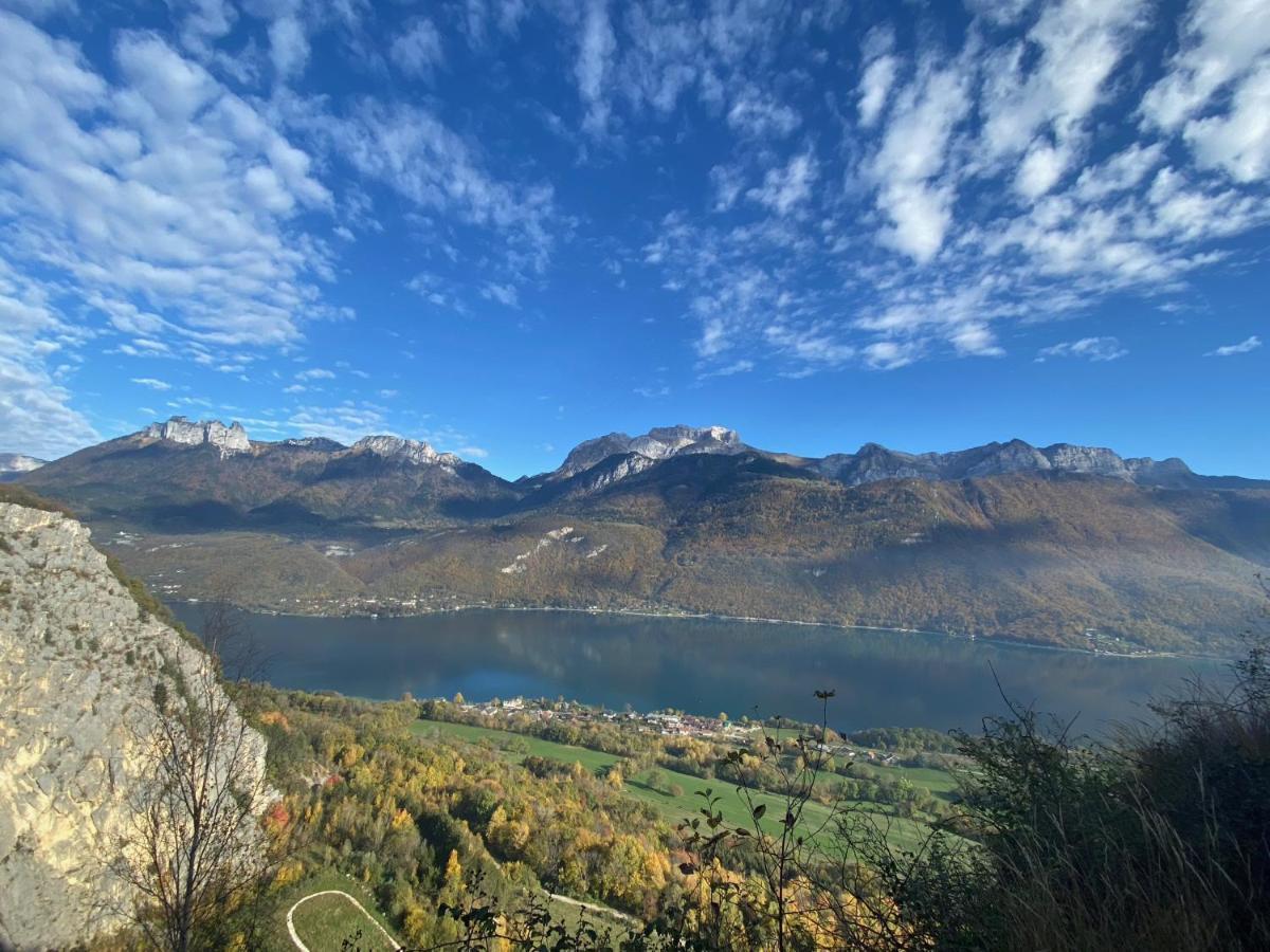 Duplex A 120 M Du Lac D'Annecy Duingt Eksteriør bilde